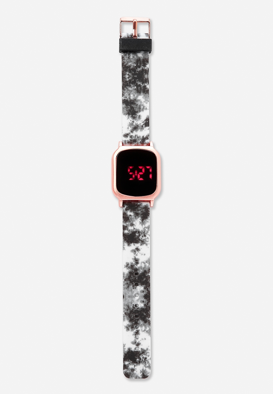 black led watch