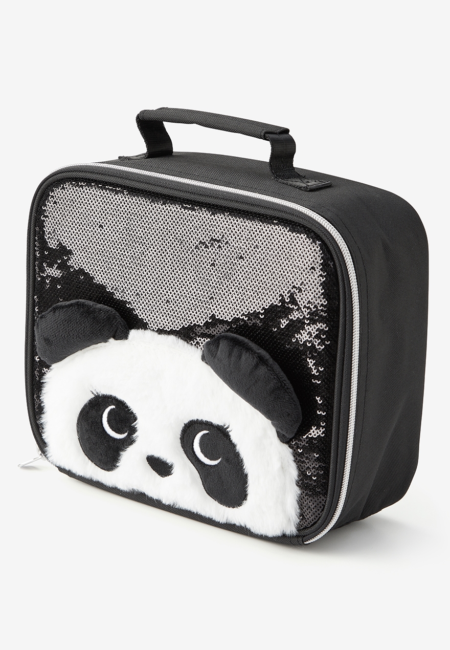 justice panda suitcase