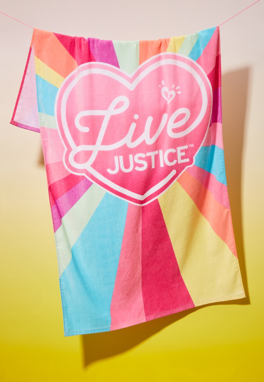 justice beach bag
