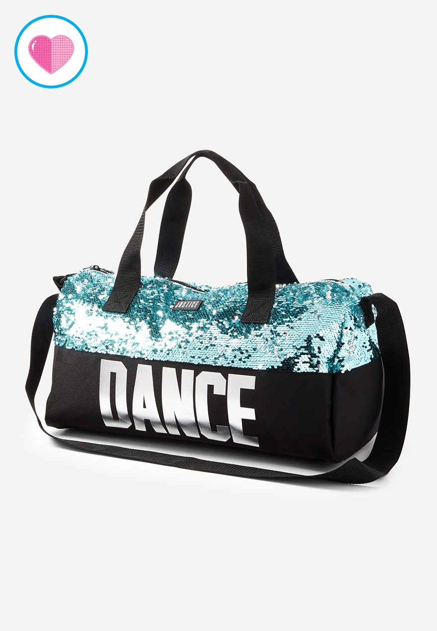 dance flip sequin duffle bag