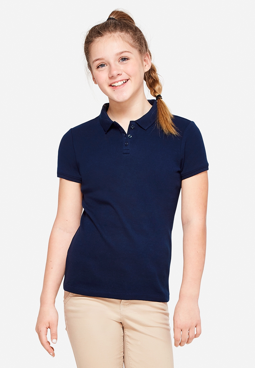 navy school polo