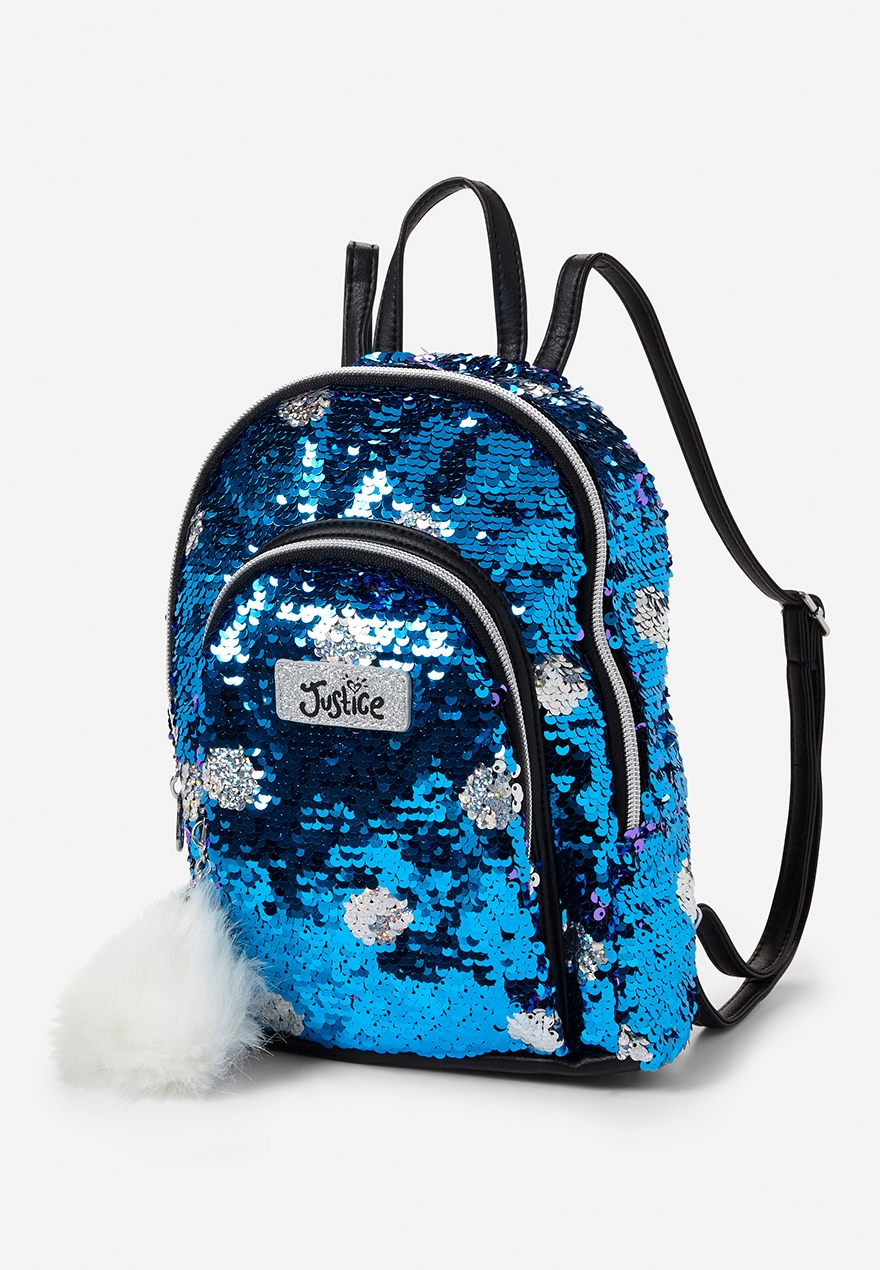 justice mini sequin backpack