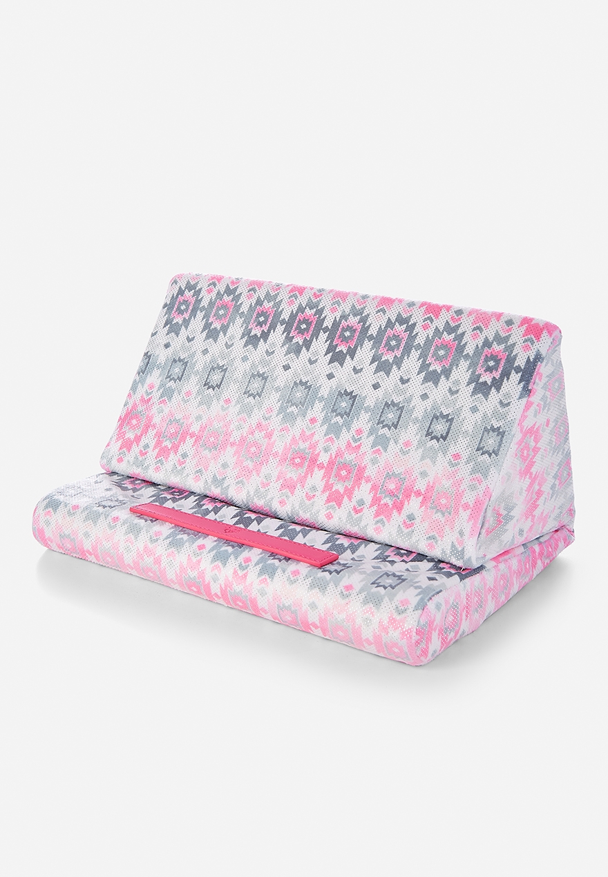 Geometric Tablet Pillow Justice