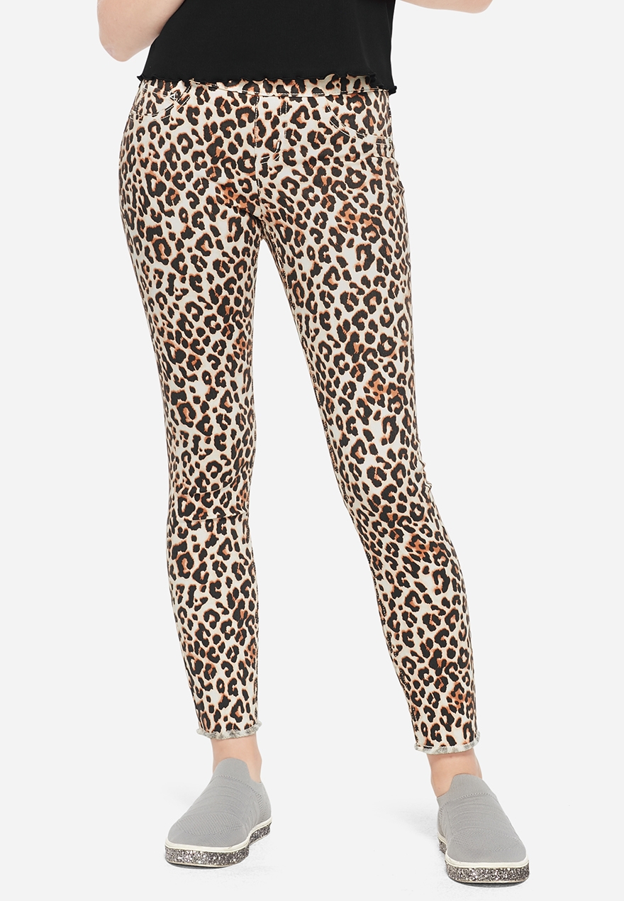 cheetah jeggings