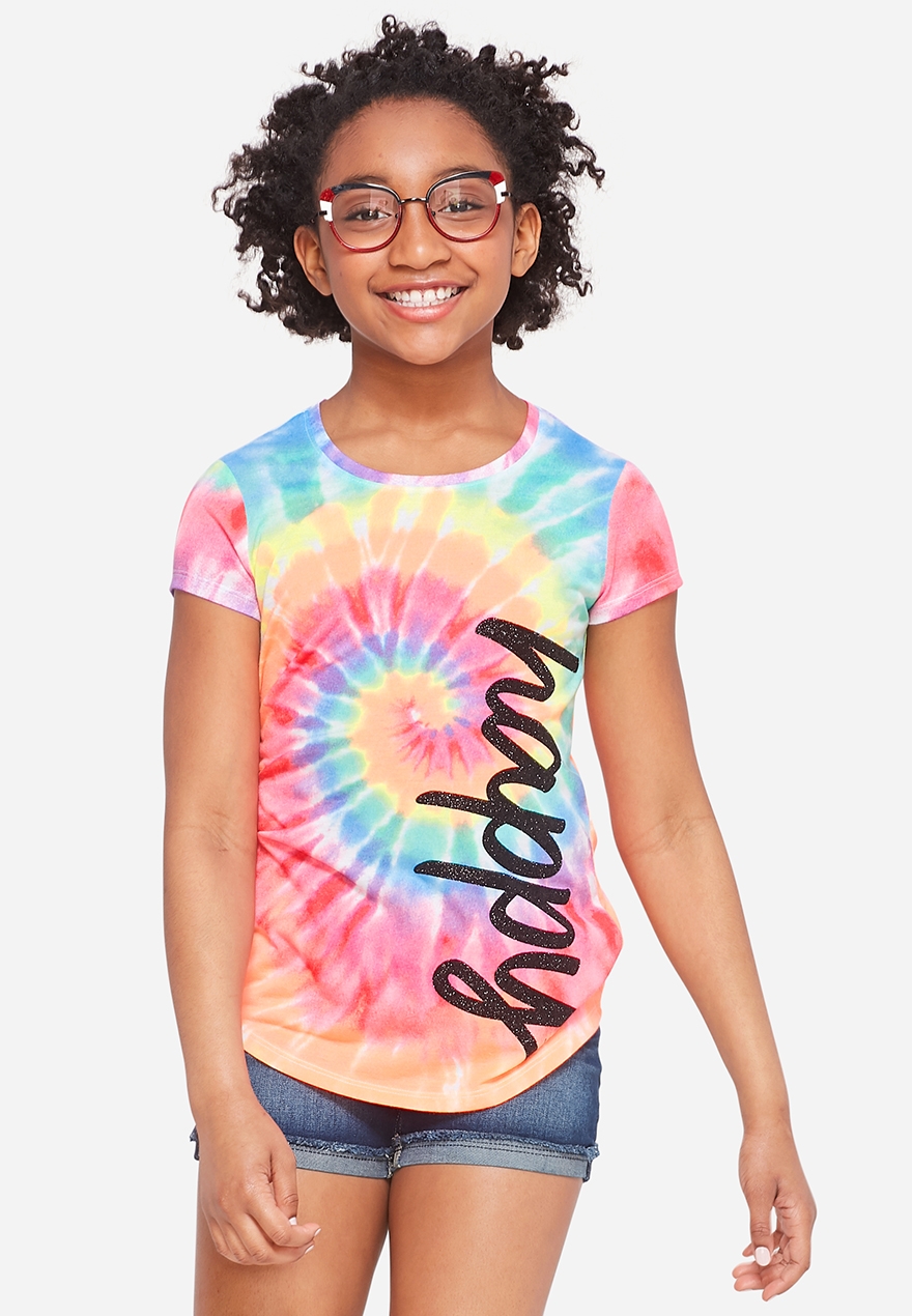 justice tie dye sweatshirt