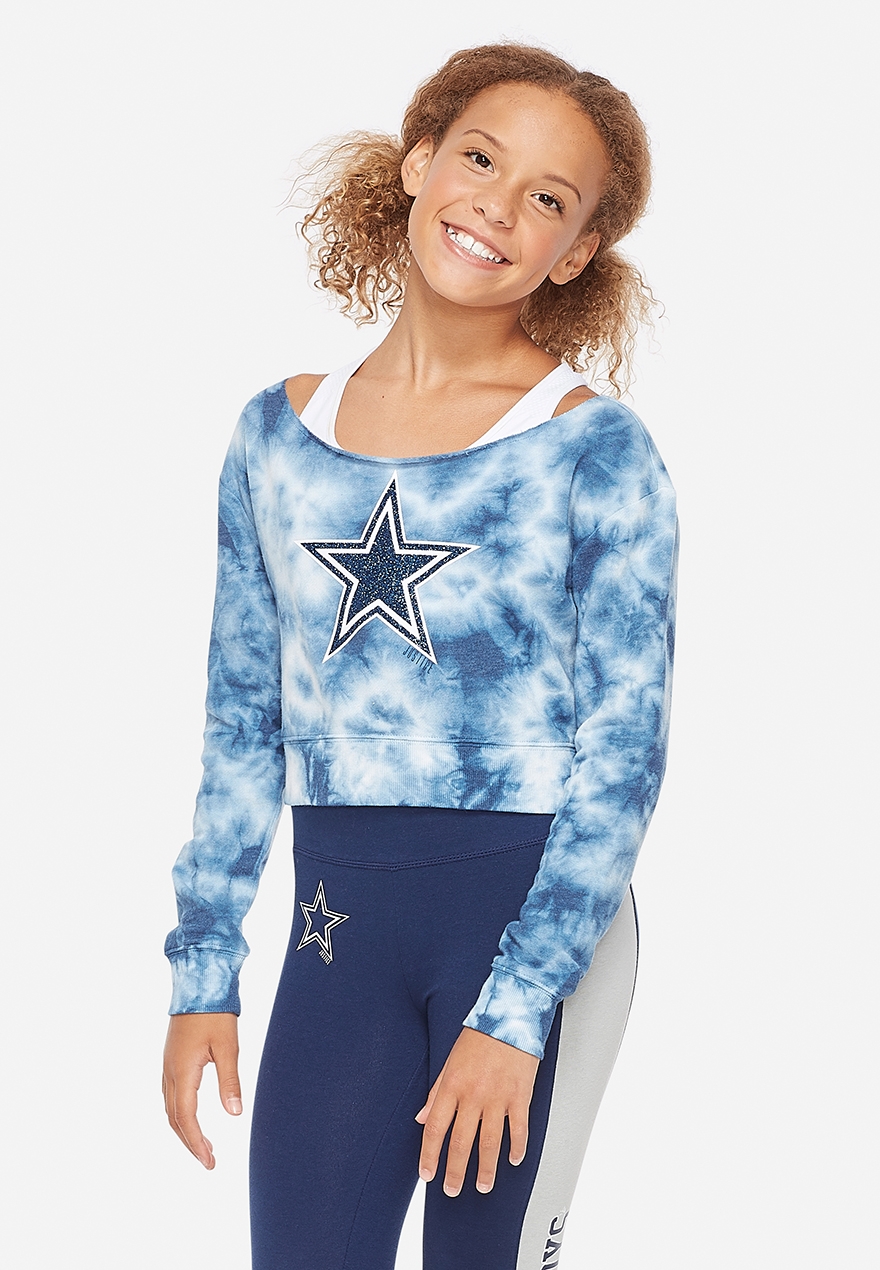 dallas cowboys crop top hoodie