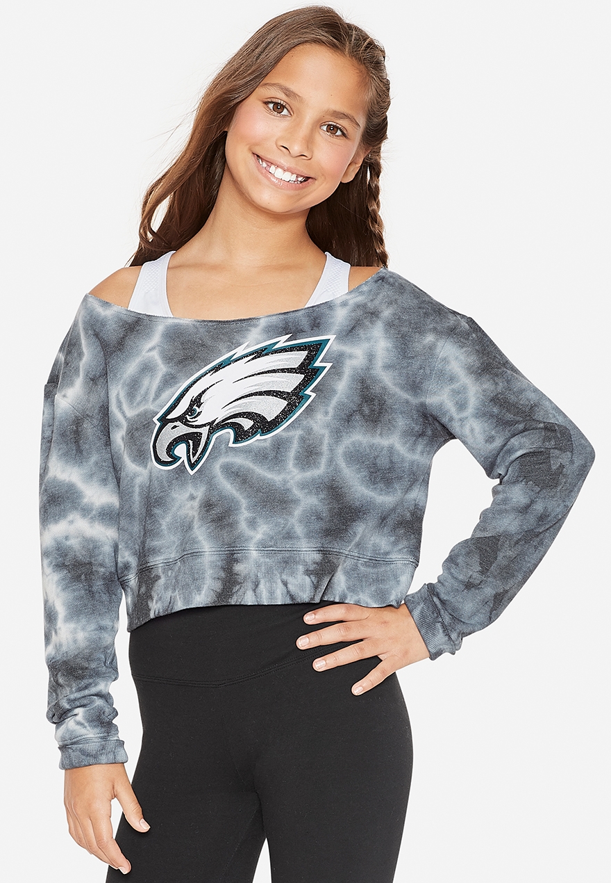 philadelphia eagles cropped sweatshirt