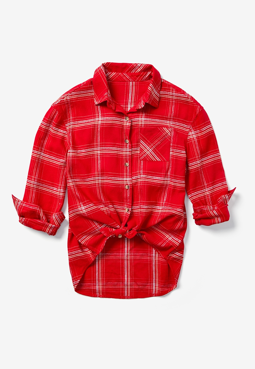 justice plus size tops