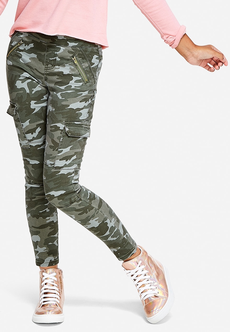 justice camo pants