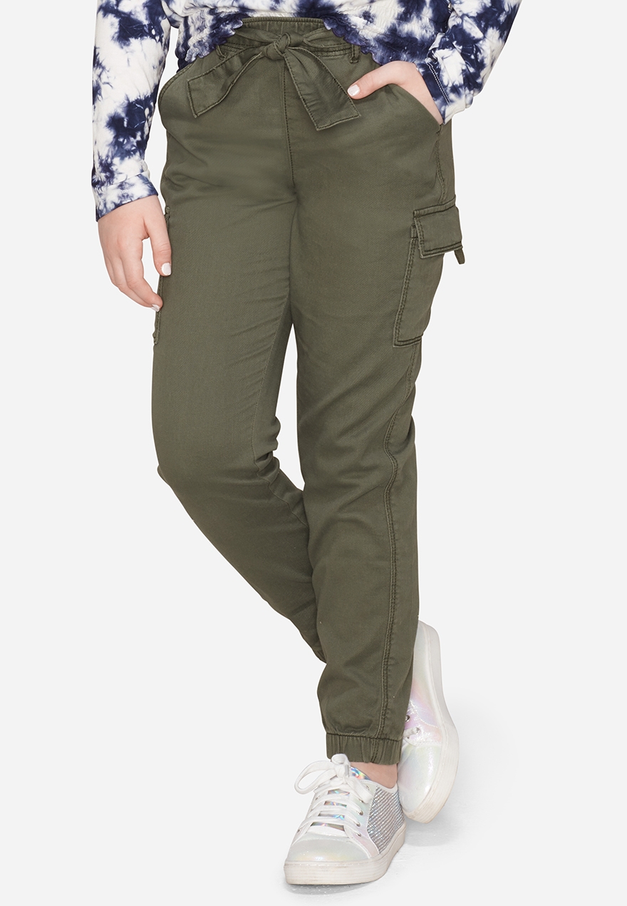 belted cargo pants