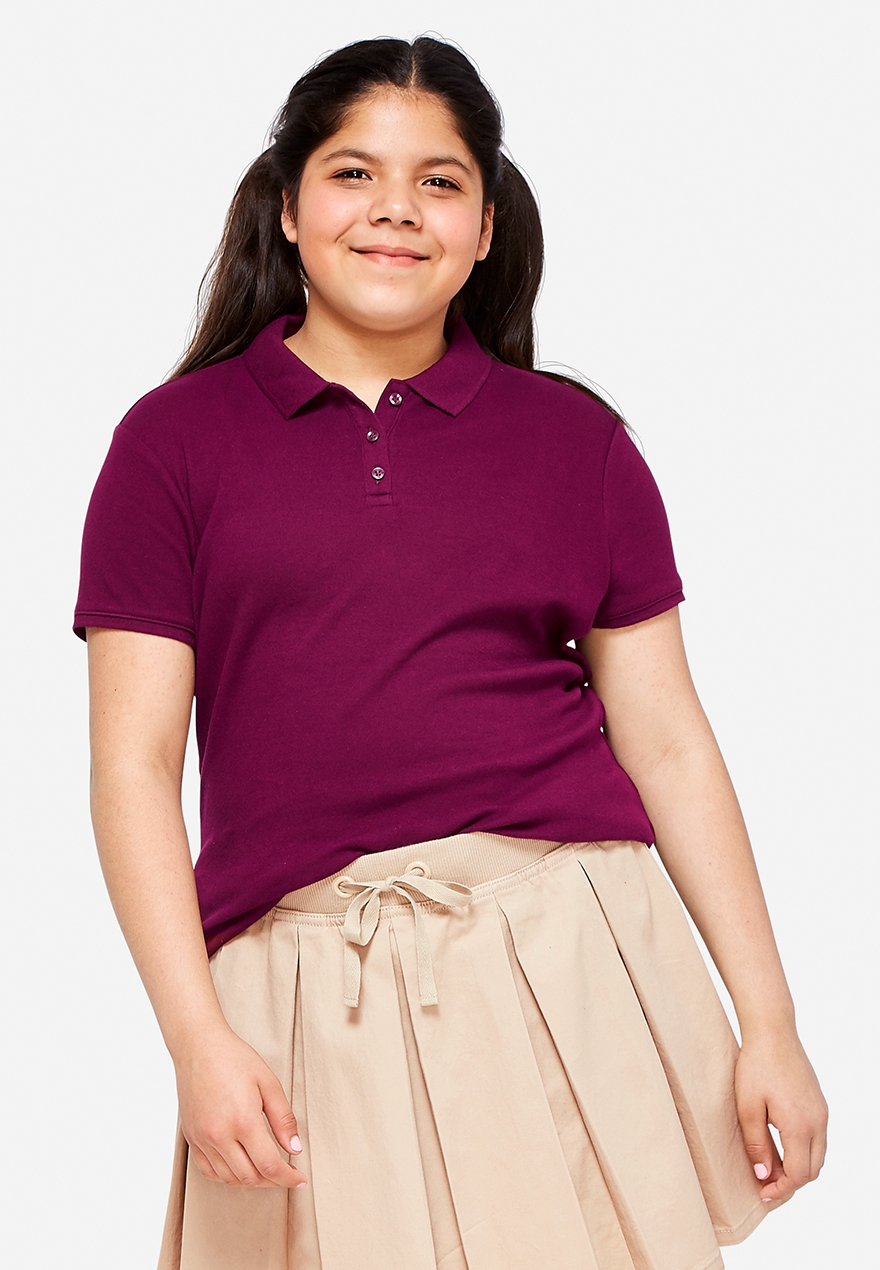 girls plus size uniform shorts