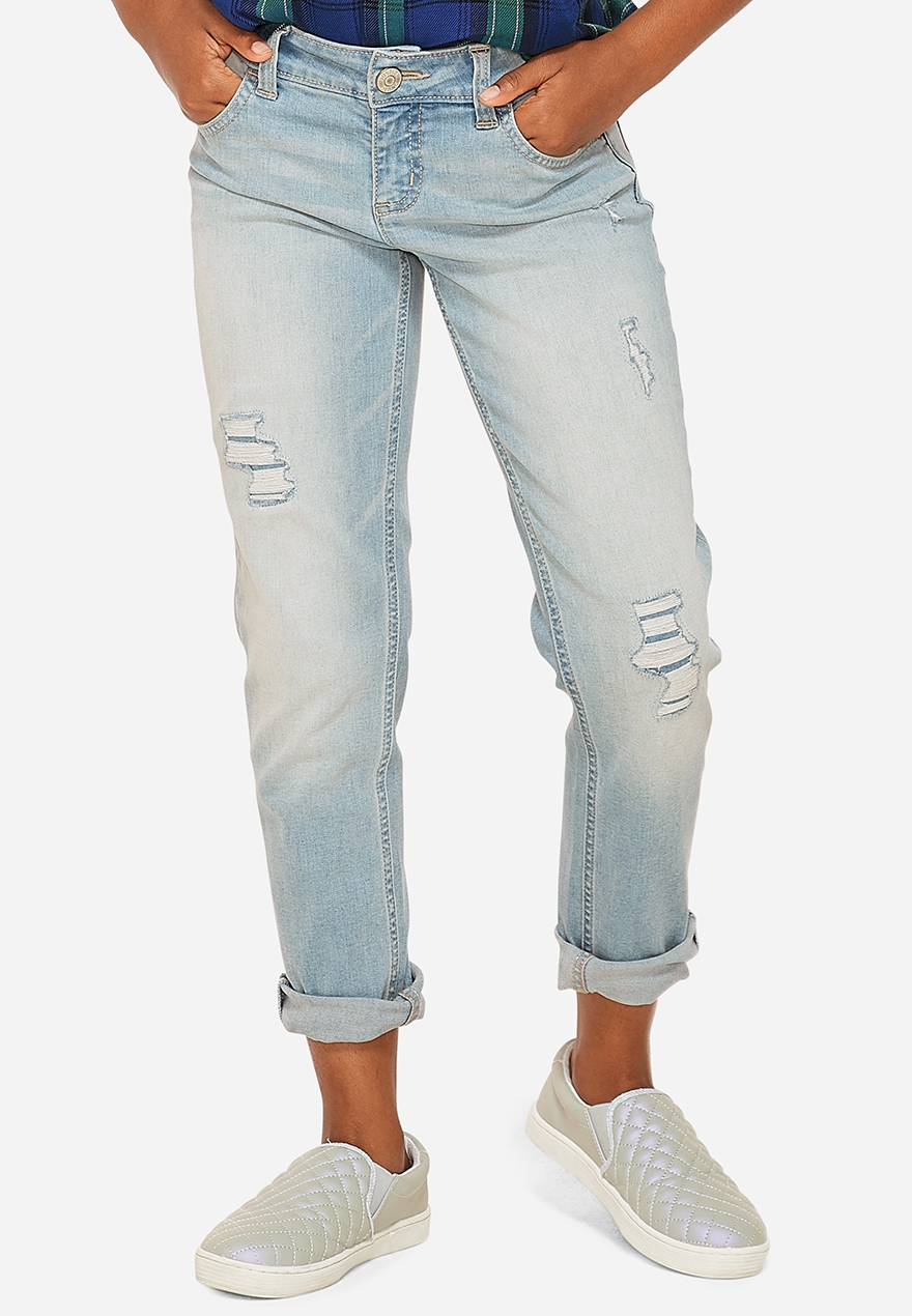 Destructed Girlfriend Jeans | Justice