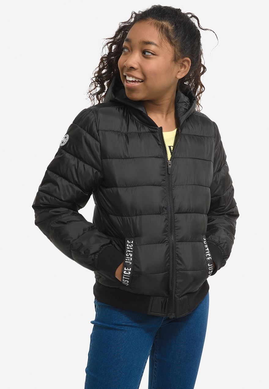 girl in puffer jacket