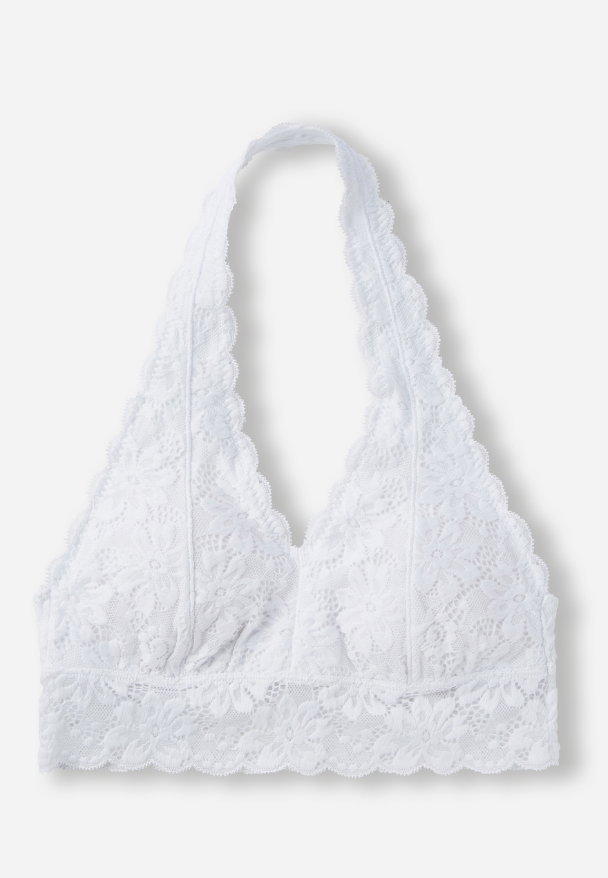 cheap white bralette