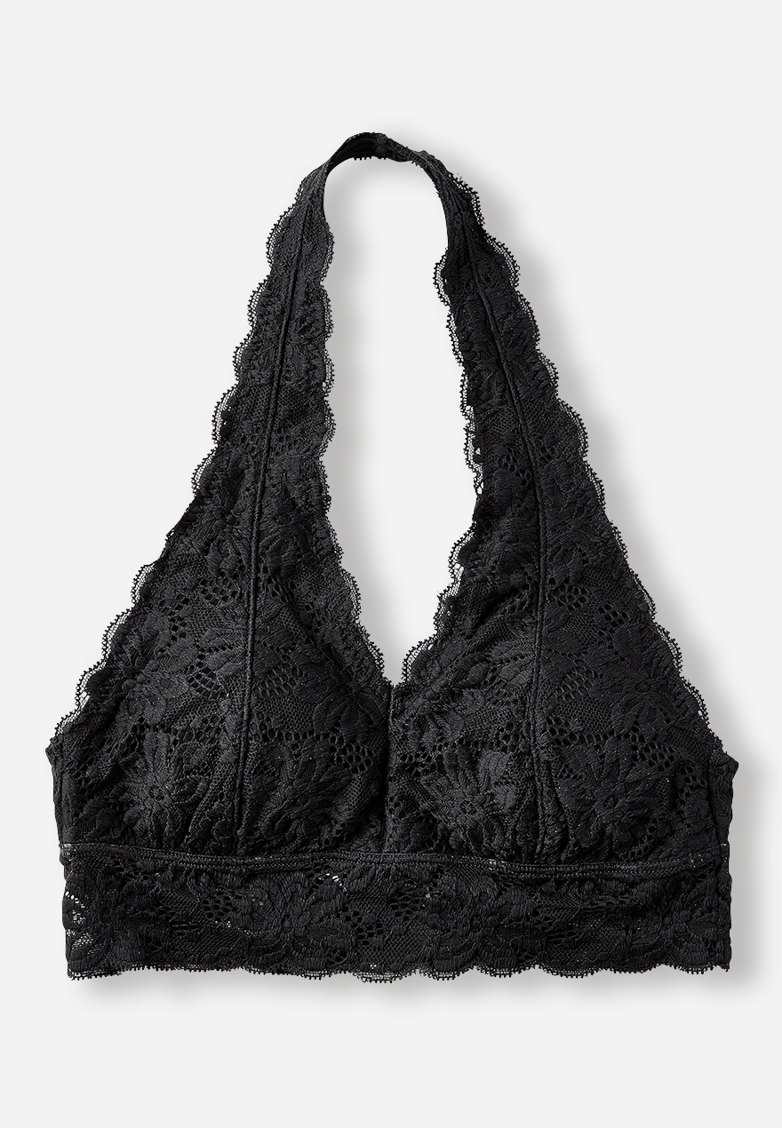 cheap black bralette