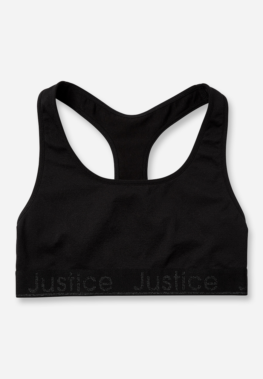 justice sports bra