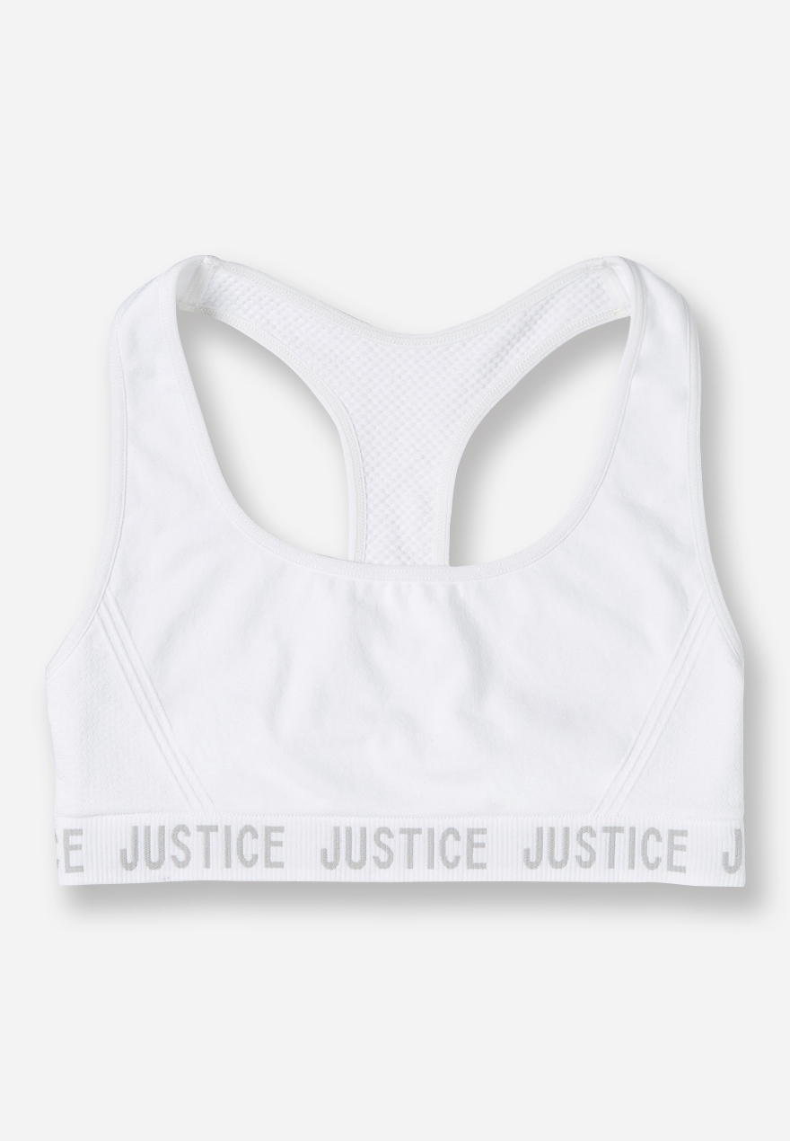 justice sports bras