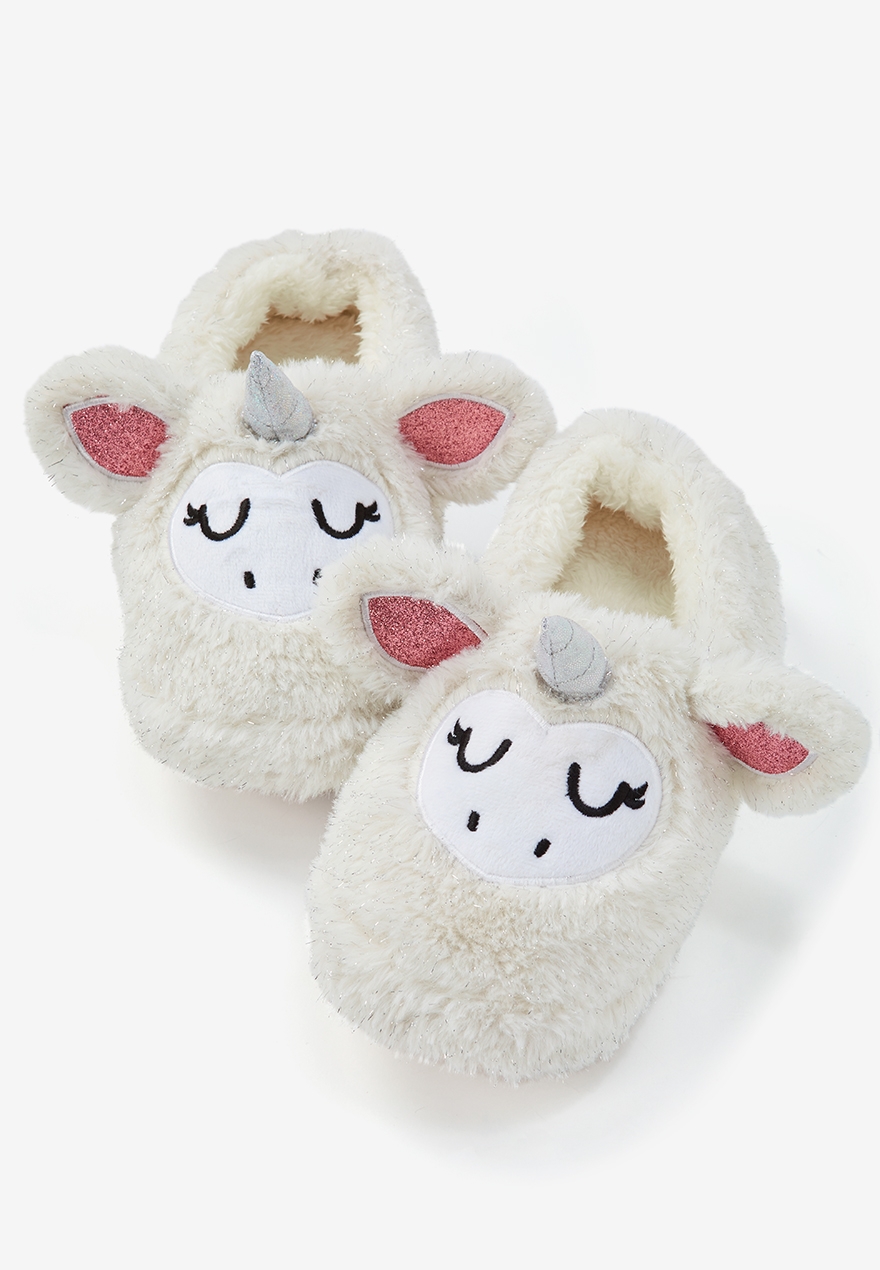 justice unicorn slippers