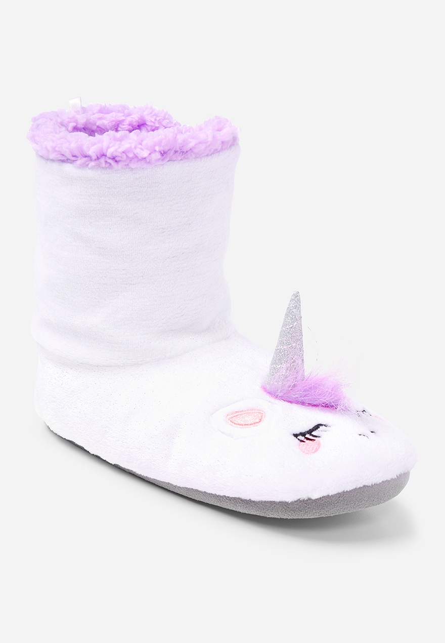 justice unicorn slippers