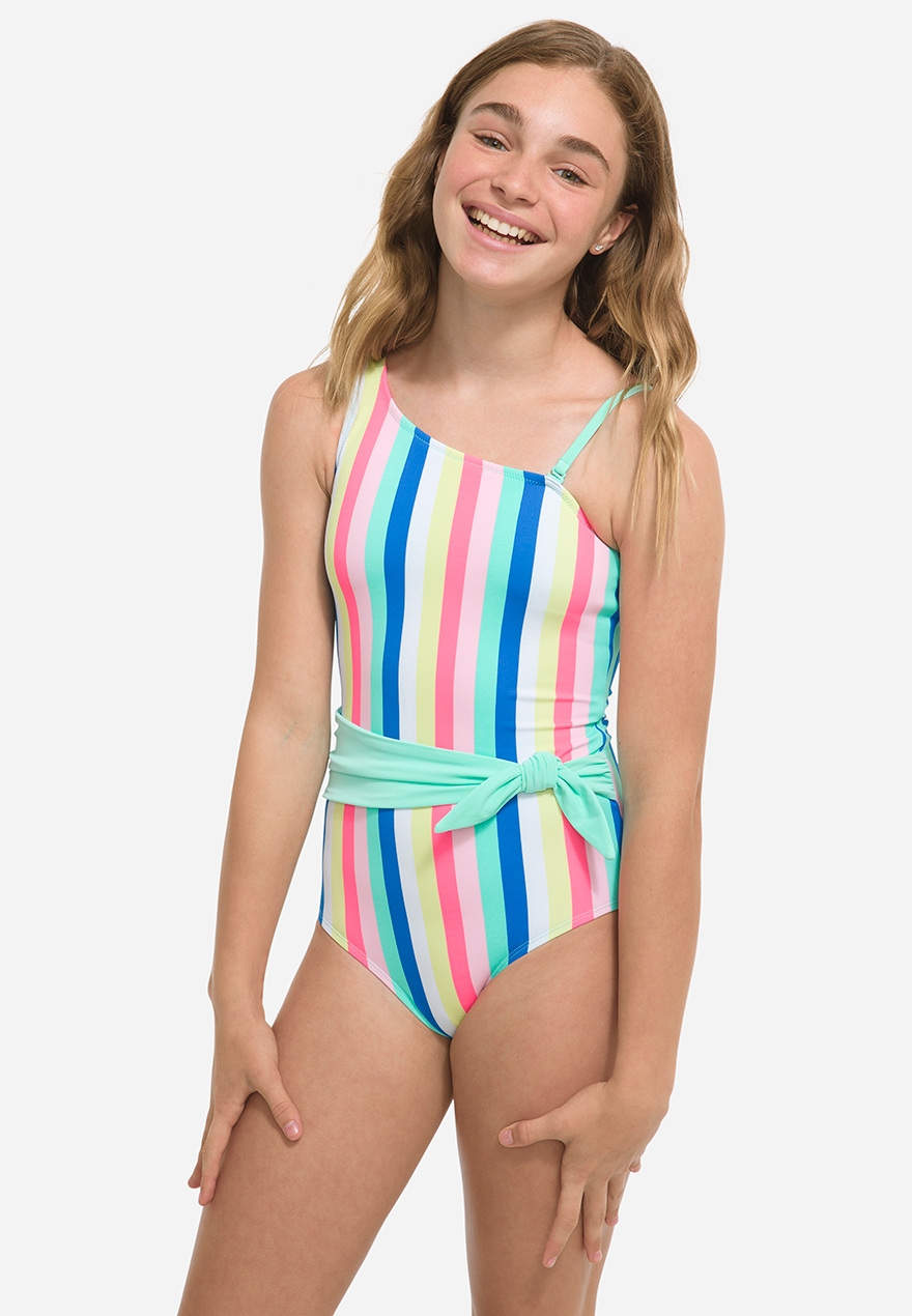 birthday girl one piece bathing suit