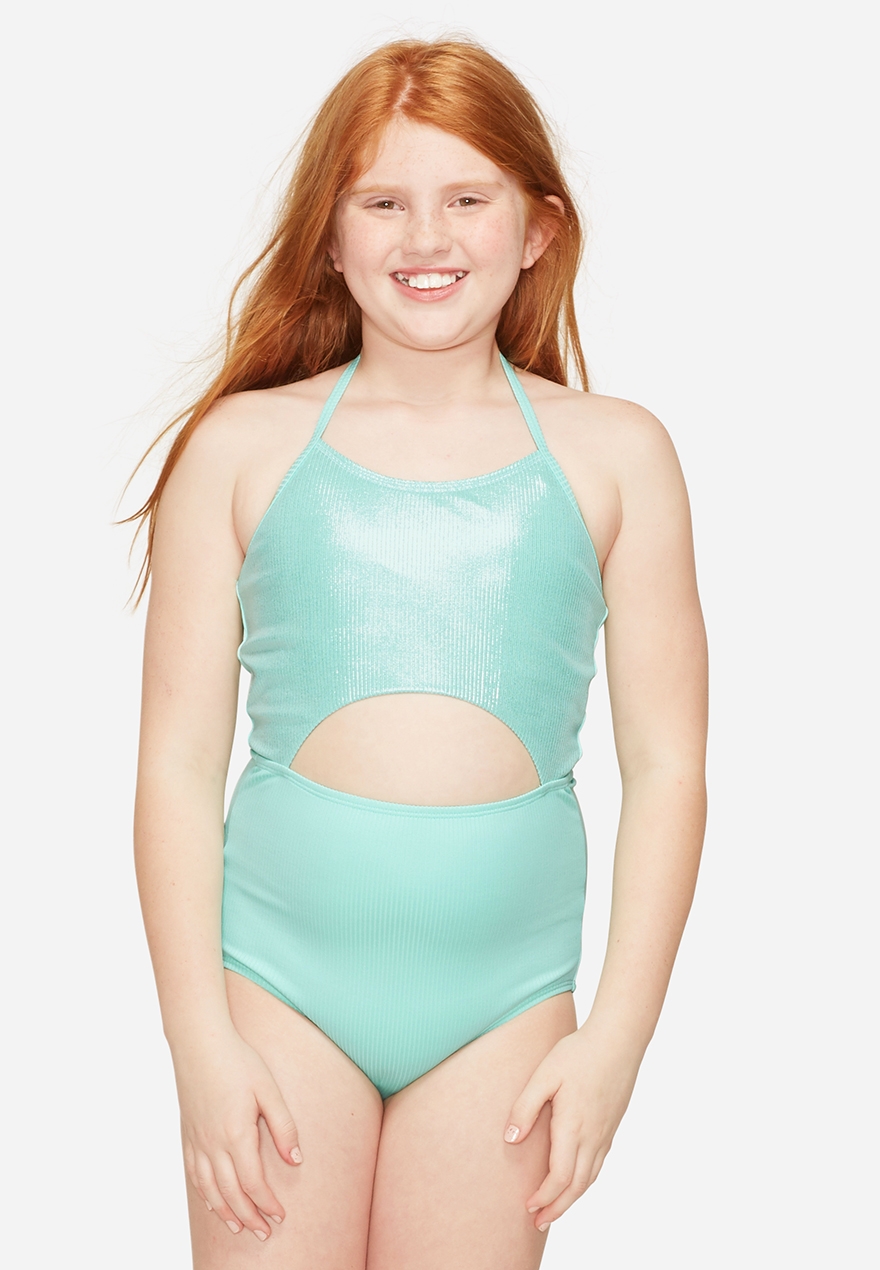 justice plus size bathing suits