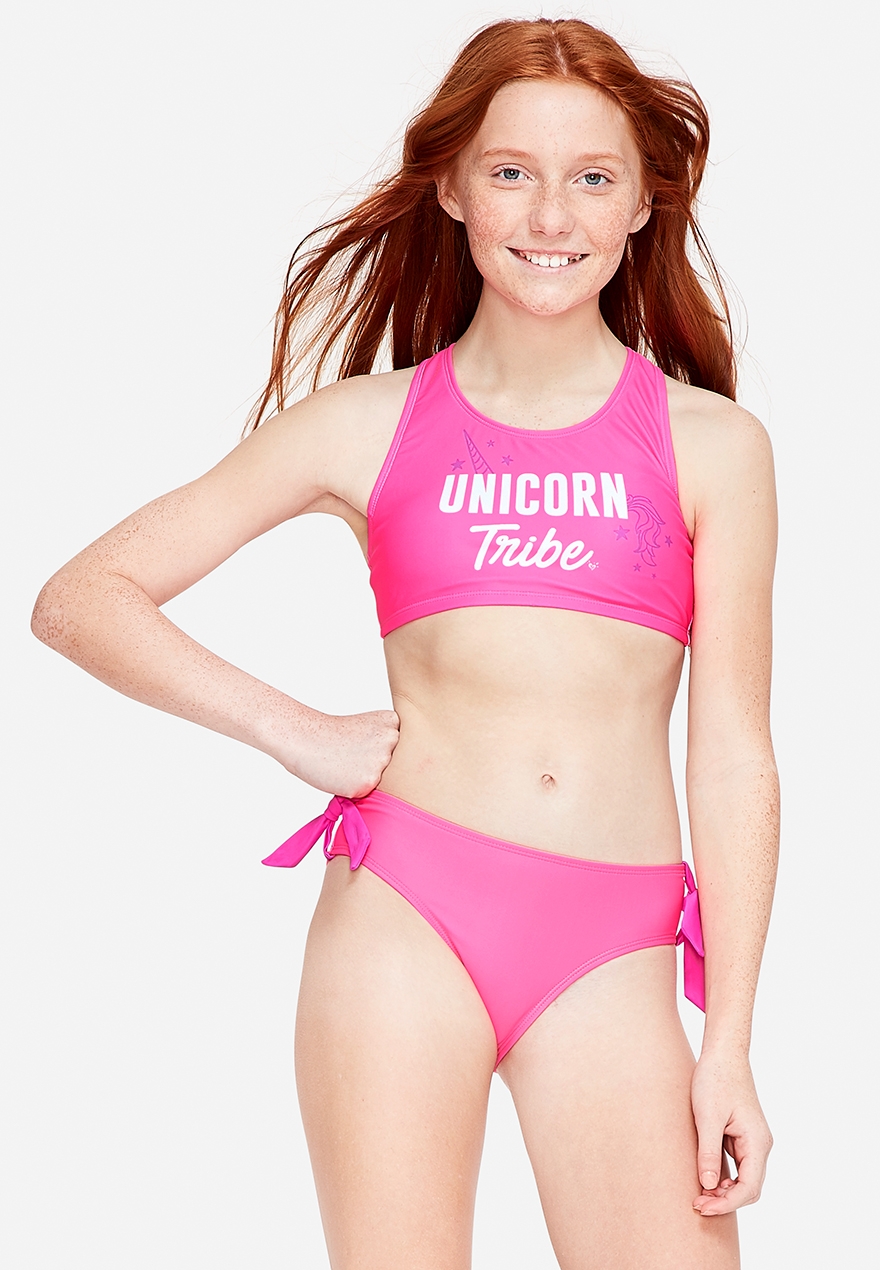 justice unicorn swimsuit