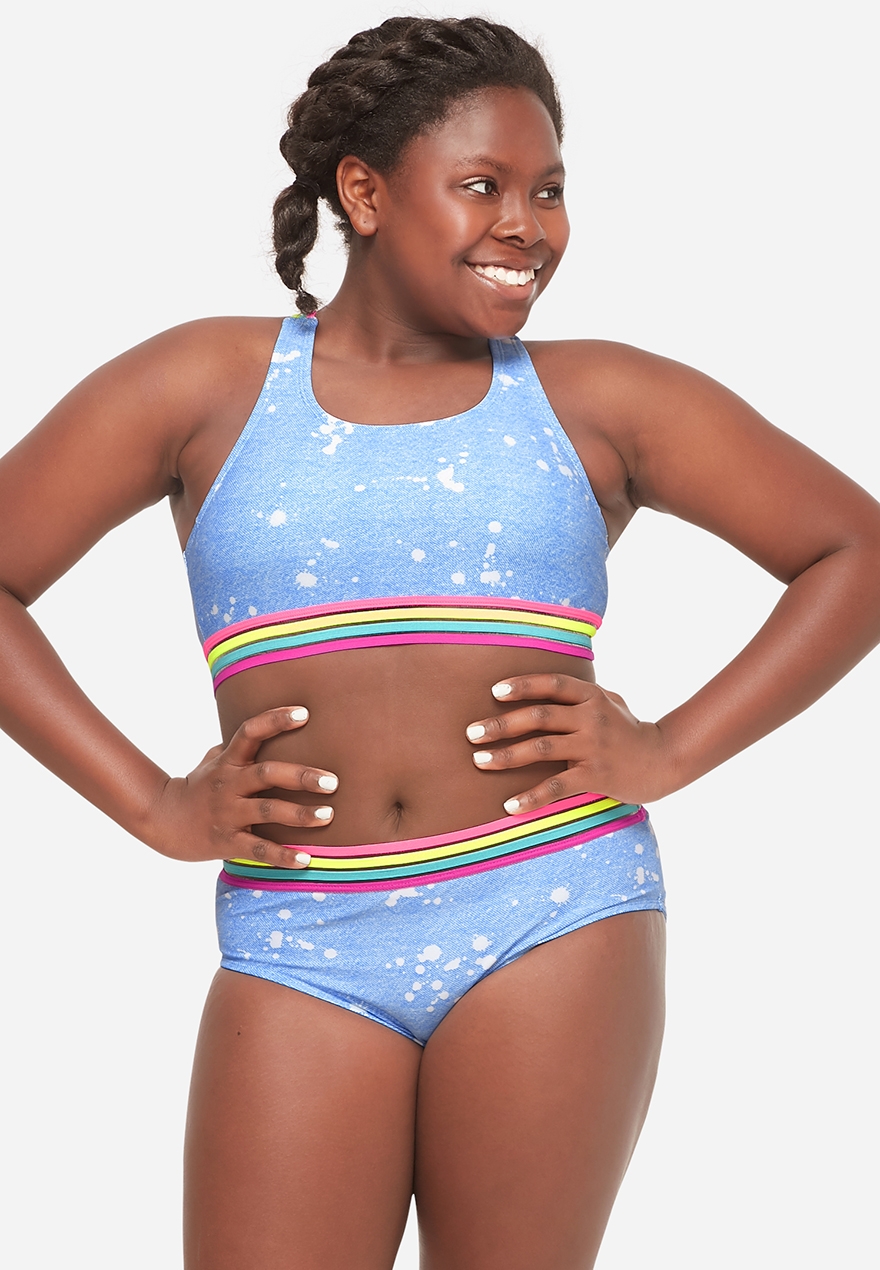 childrens plus size swimsuits