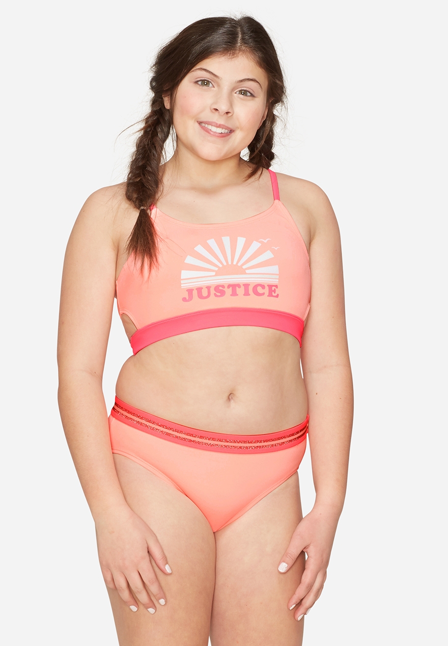 justice bathing suits 2 piece