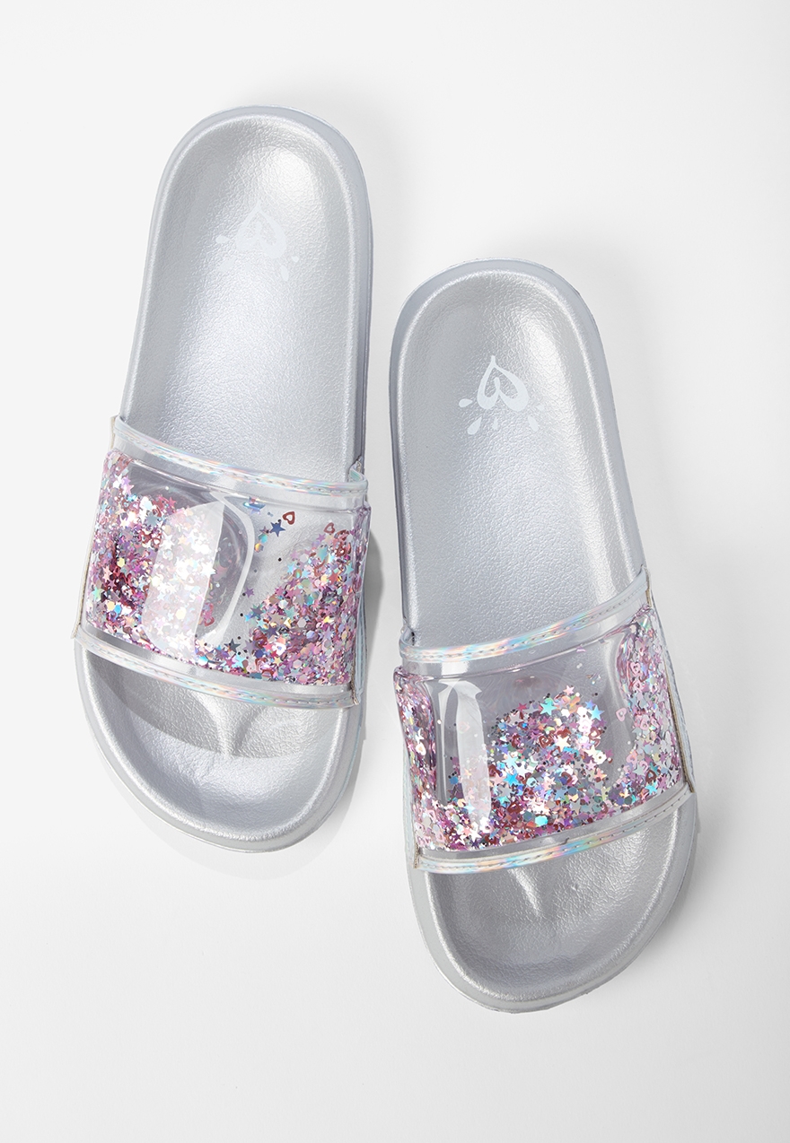 girl slide sandals