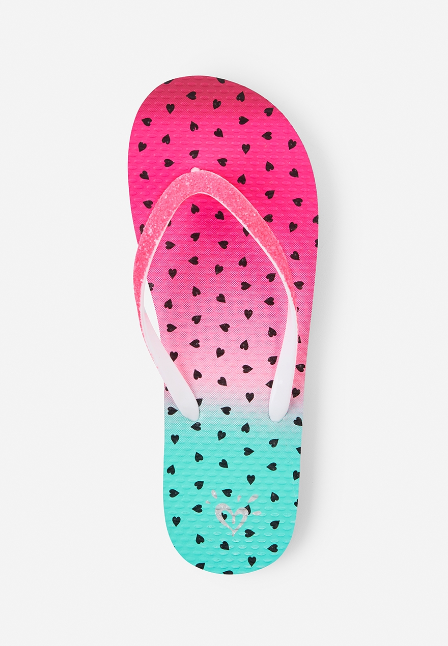 watermelon flip flops