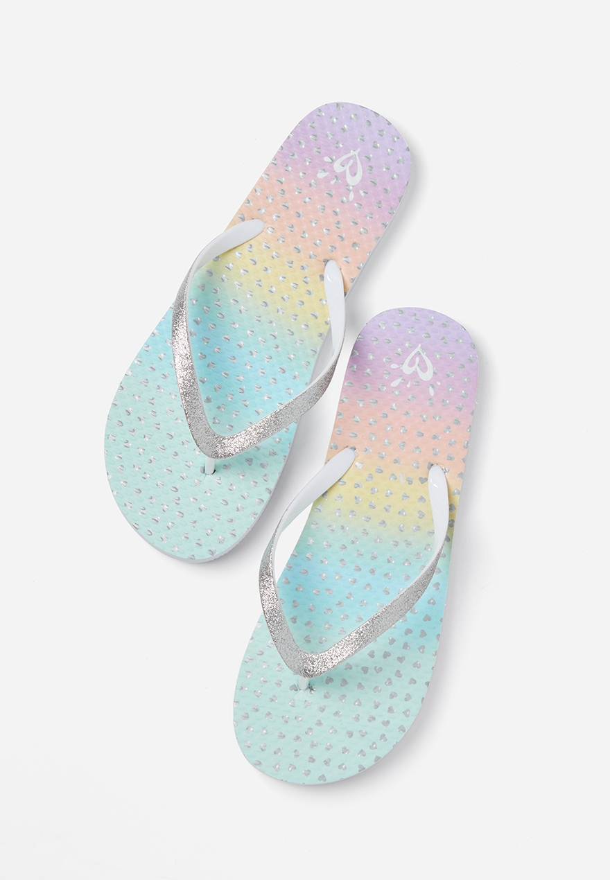 justice flip flops