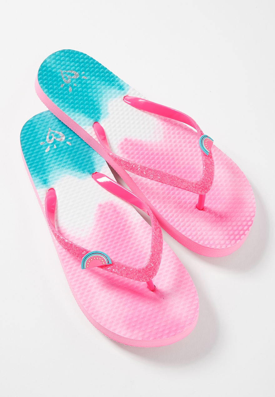 justice flip flops
