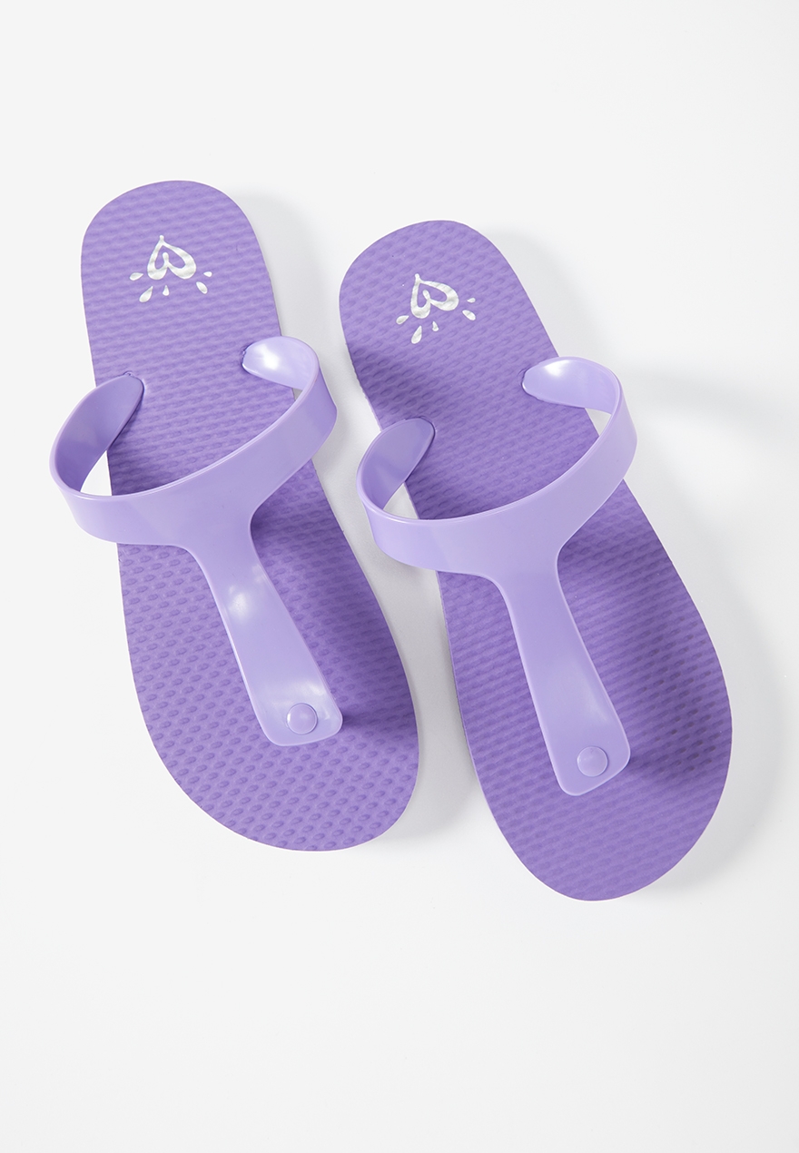 justice flip flops