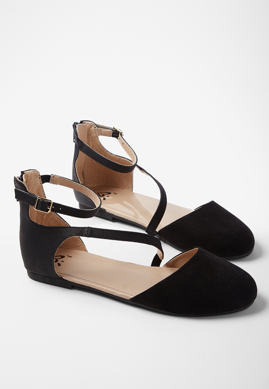 cute flats with straps