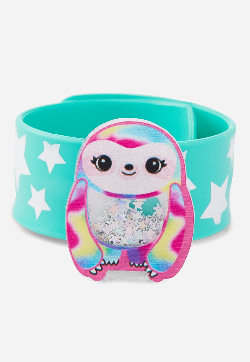 sloth slap bracelet