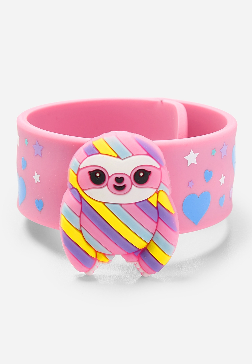 sloth slap bracelet