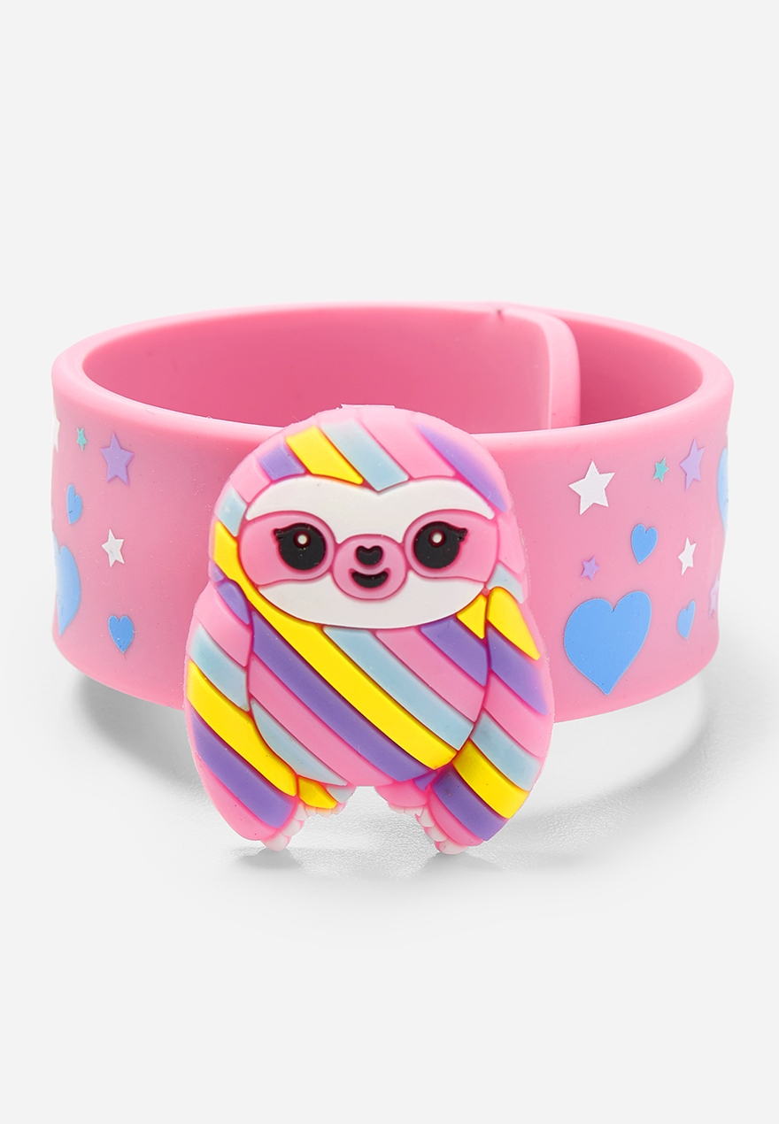 sloth slap bracelet