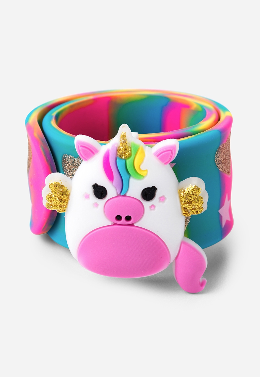 plush unicorn slap bracelet