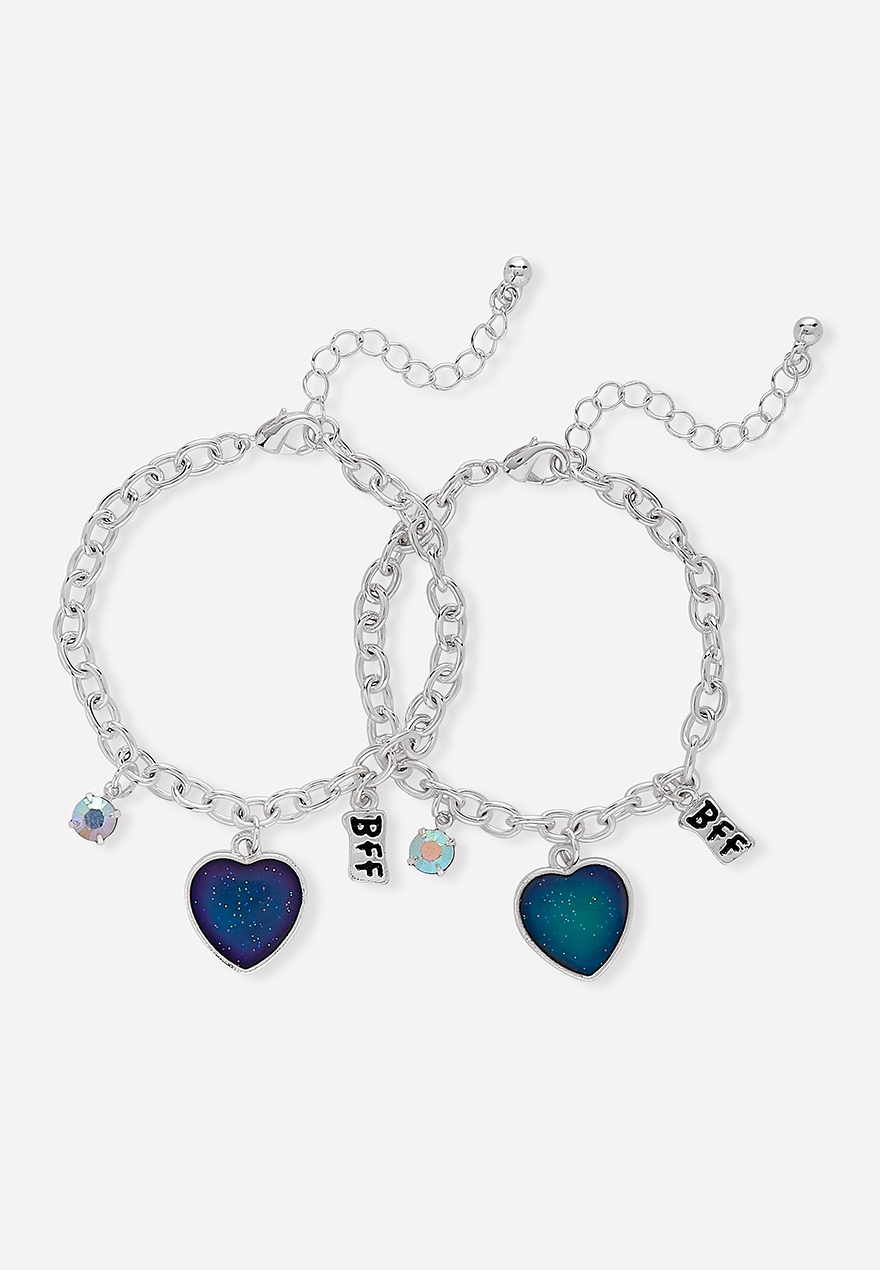 Bffs Heart Pendant Girls Necklace 3 Pack Justice