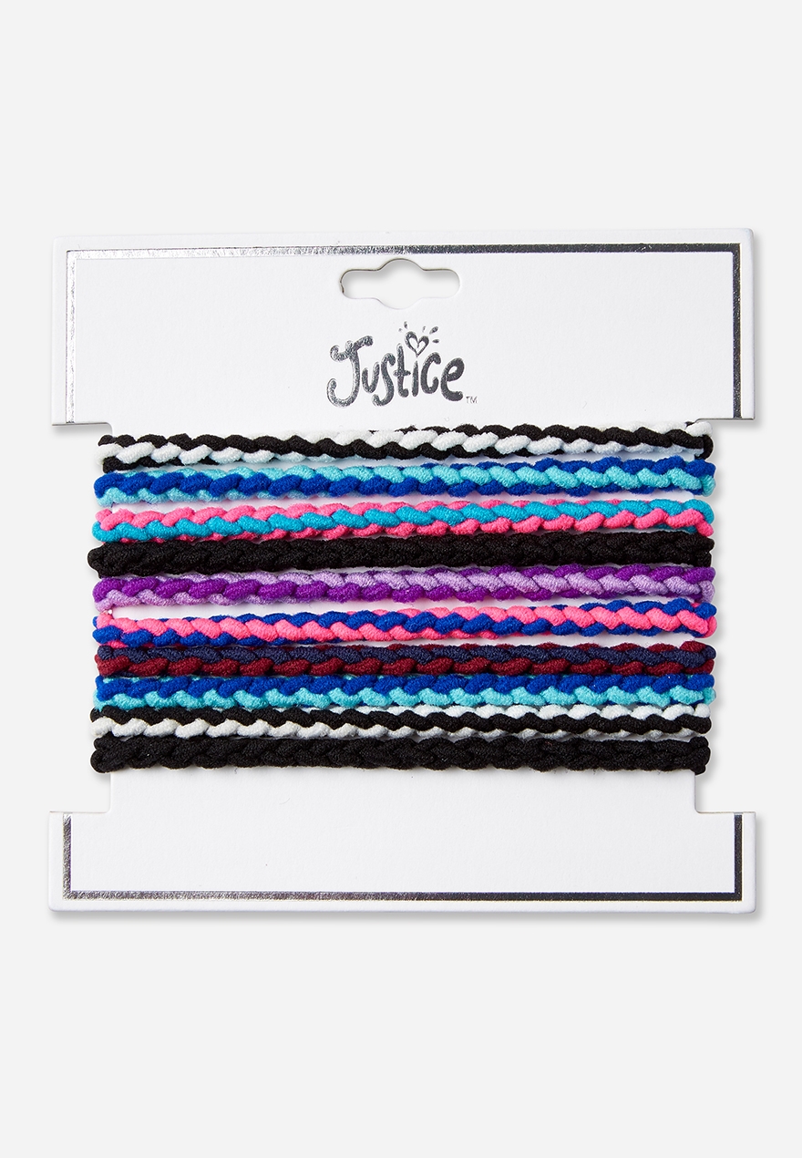 Braided Hair Ties 10 Pack Justice