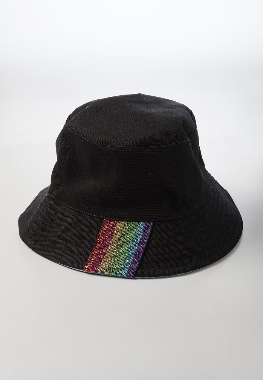Rainbow Reversible Bucket Hat | Justice