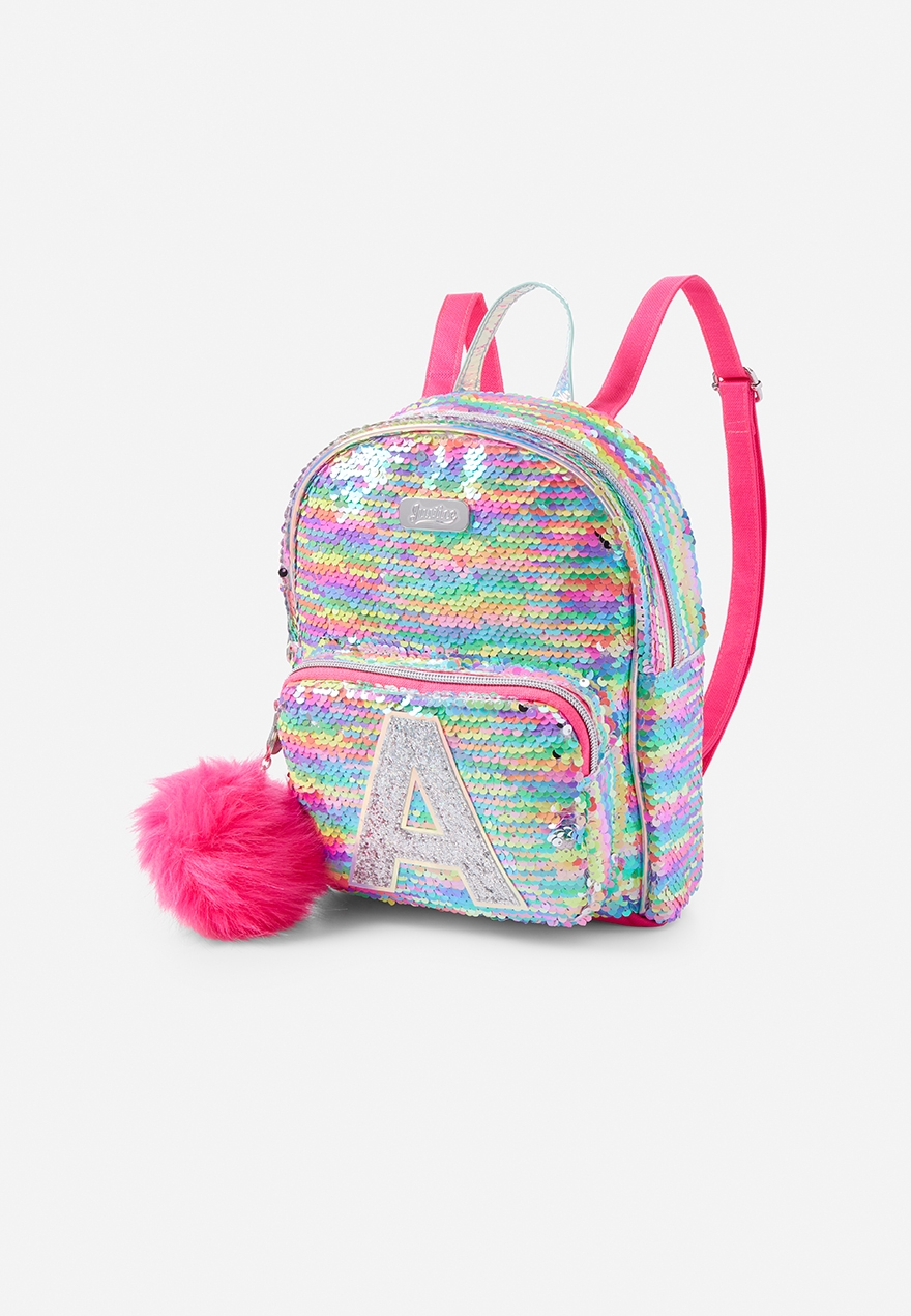 sequin backpack justice