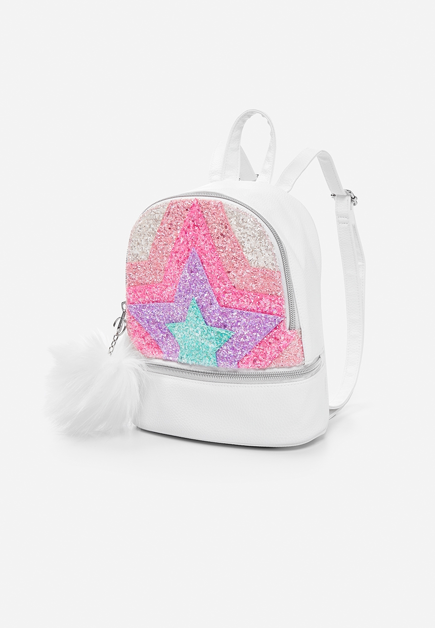 glitter mini backpack