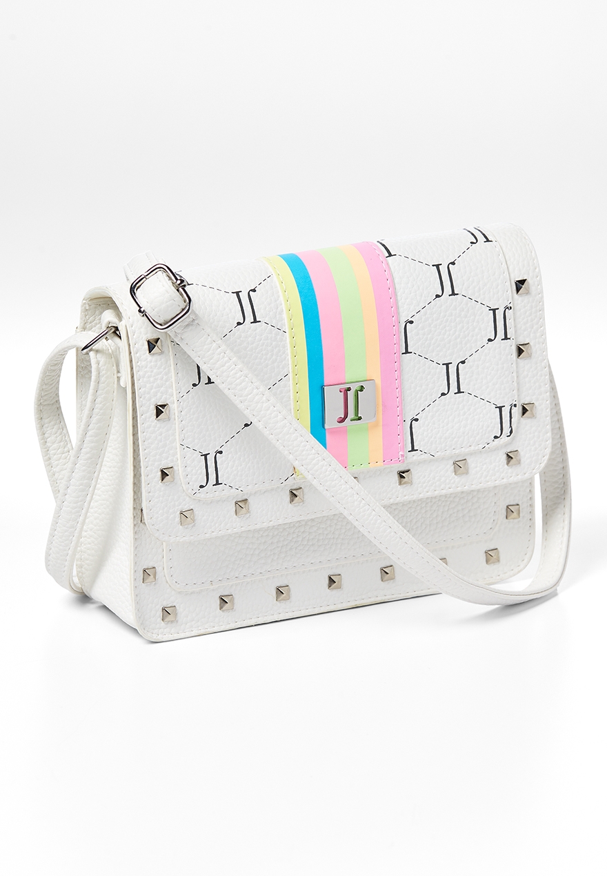 christian louboutin black studded bag