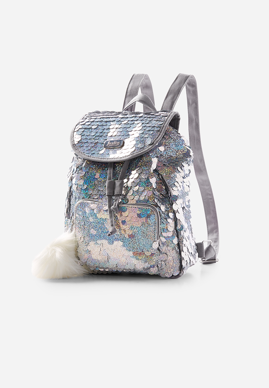 justice mini sequin backpack