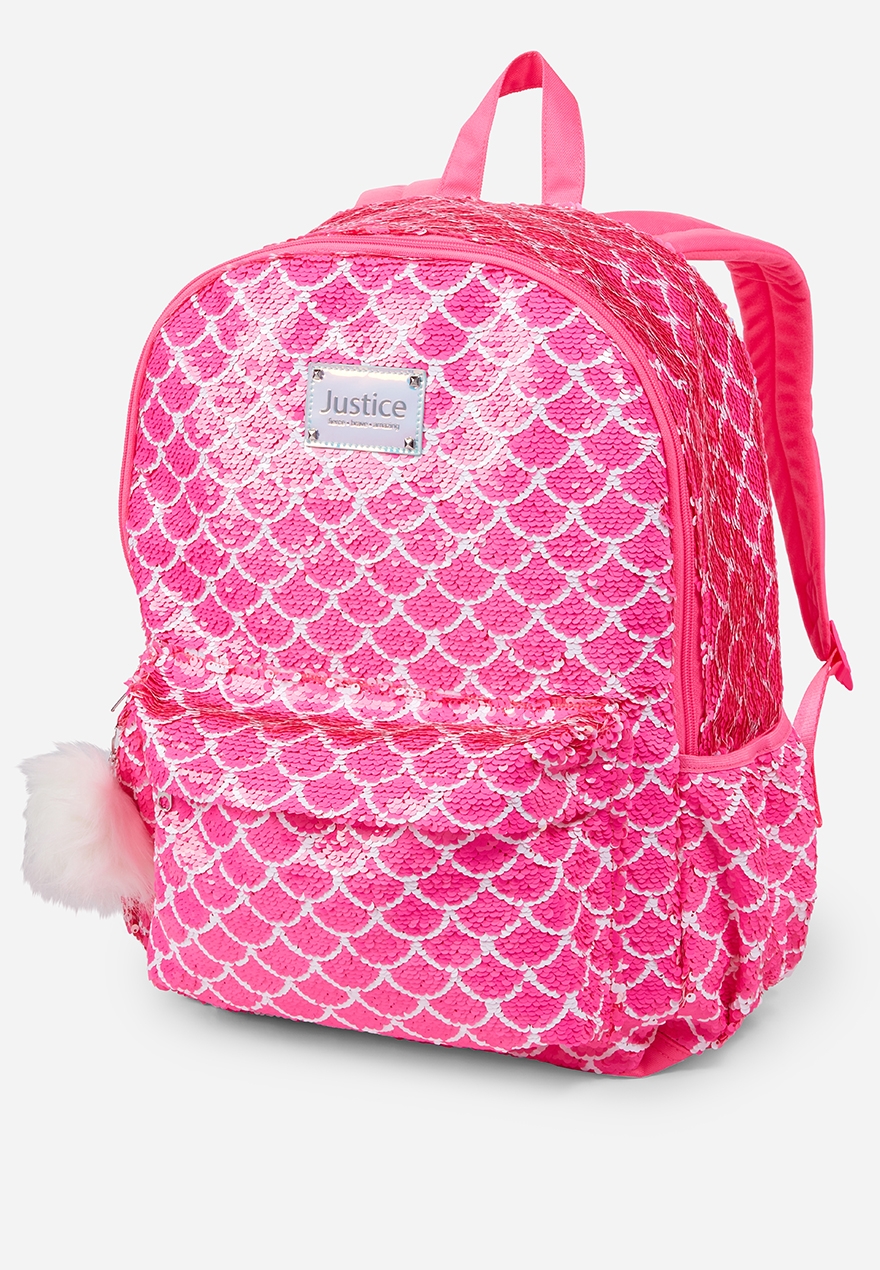 justice flip sequin backpack