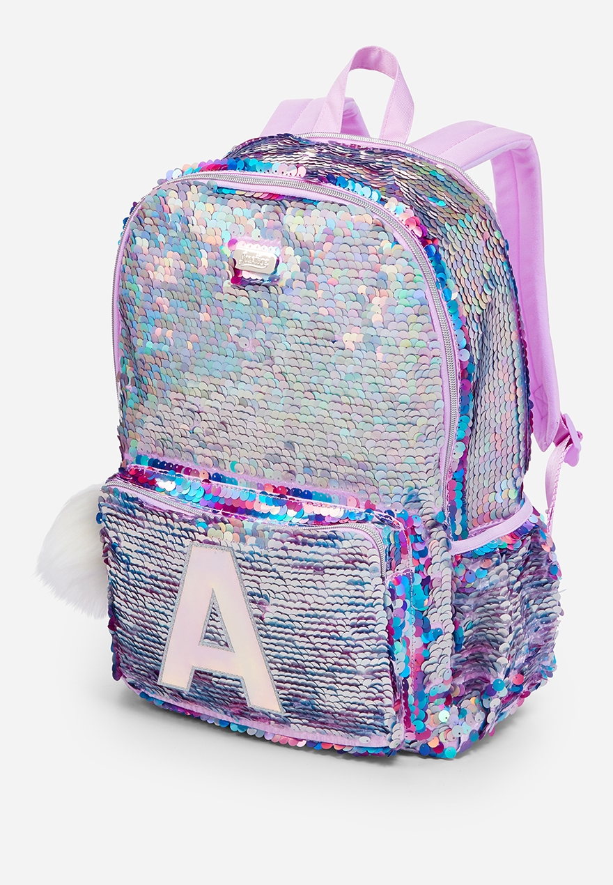 justice unicorn hooded backpack