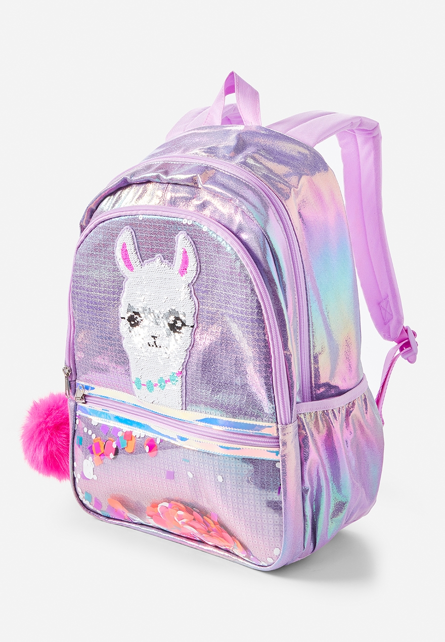 llama book bag