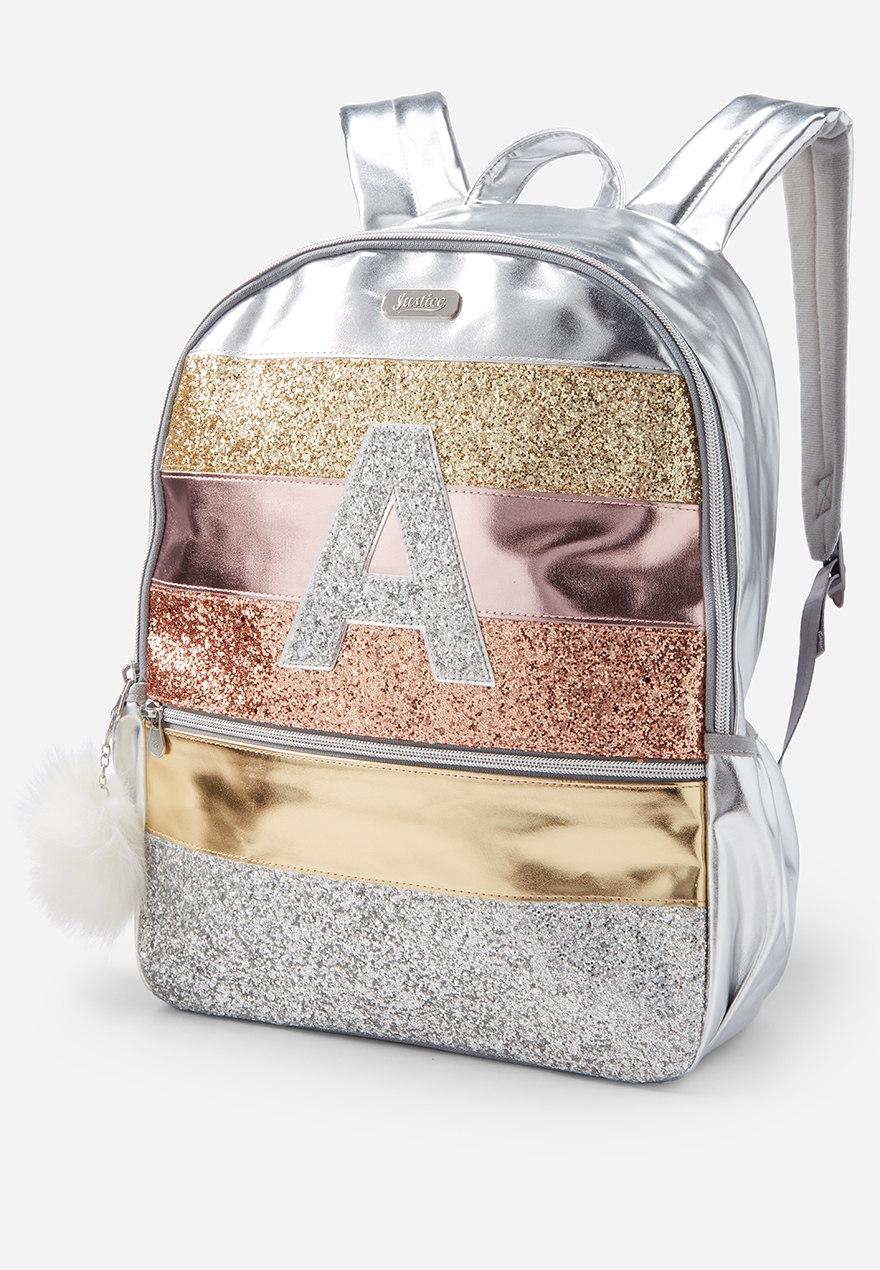 glitter cat backpack