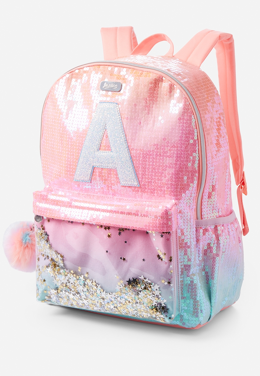 unicorn sequin backpack justice